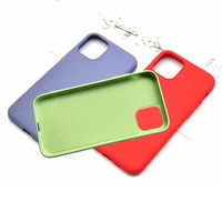 Silicone Solid Color Case for iPhone Pro MAX Max Candy Phone Cases Soft Cover hotsale