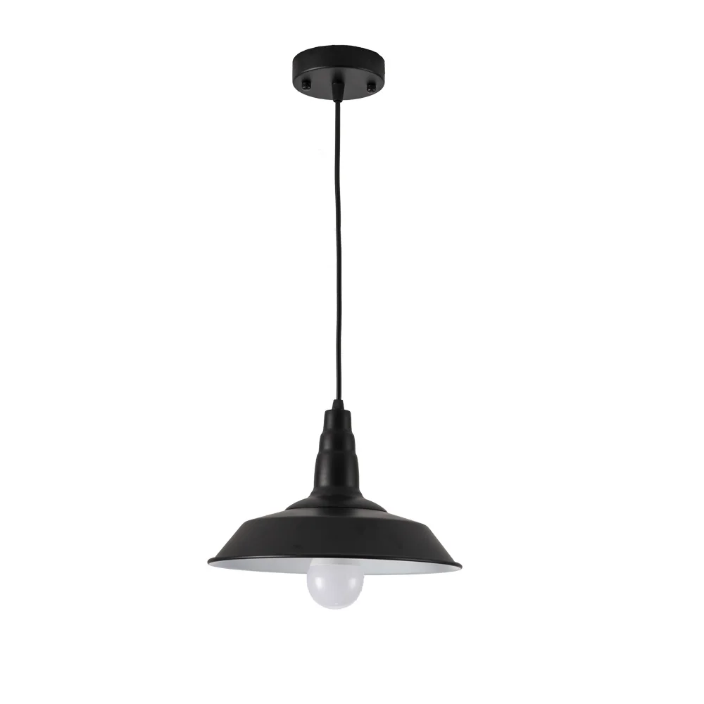 

Черный винтажный подвесной светильник в стиле индастриал, скандинавский ретро-светильник, Железный Абажур, лампа Эдисона в стиле лофт, мета...