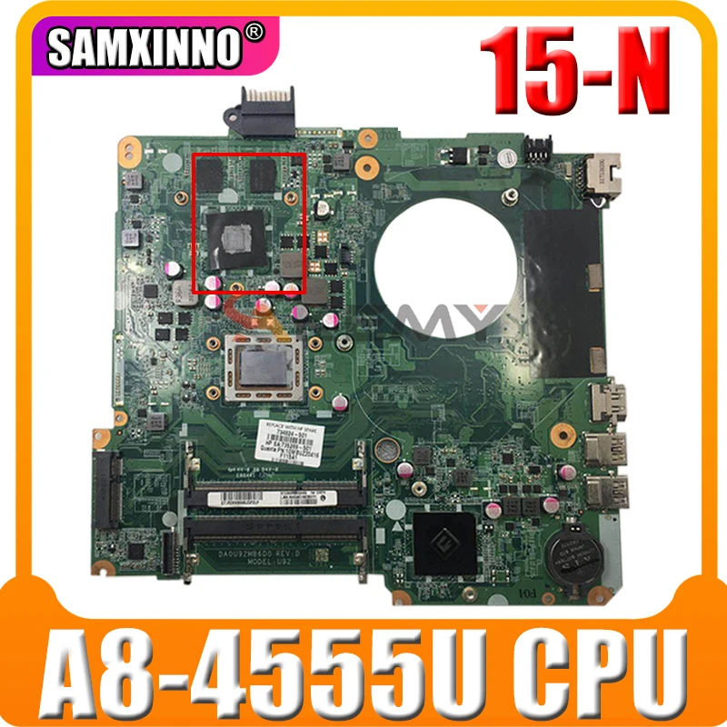 

Высокое качество для HP 15-N материнская плата портативного компьютера с A8-4555U 760740-001 760740-501 DA0U92MB6D0 материнская плата 100% тестирование Быстрая до...