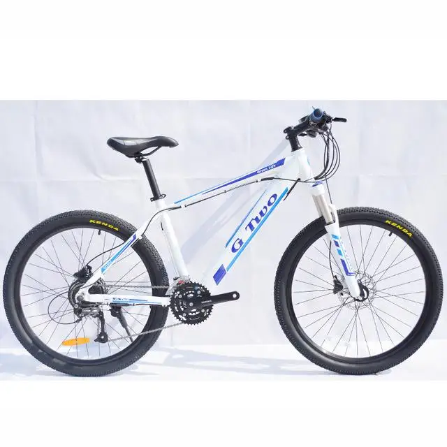 TypeA White 26 Iches сиденье для электромопеда 2 колеса электрические велосипеды одномоторный 350 Вт 48 в два колеса 21 скорость E горный велосипед - Цвет: TypeA White