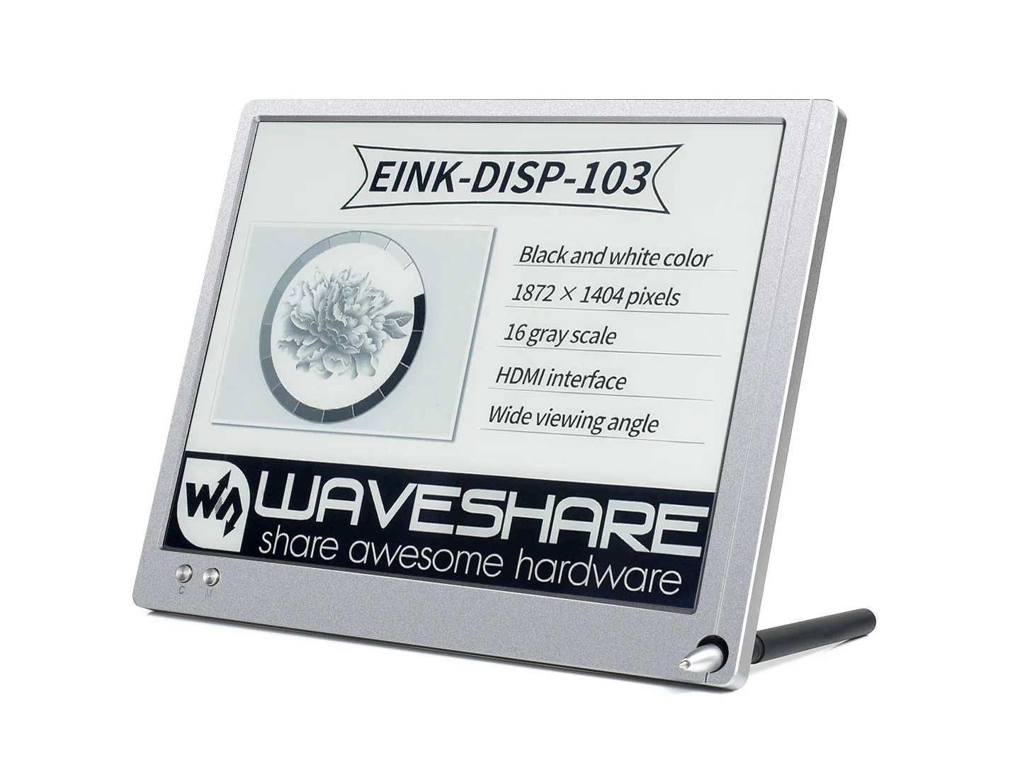 Waveshare 10 3 дюйма Монитор электронной бумаги интерфейс дисплея HDMI Уход за глазами