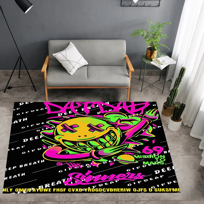 Чехол с изображением рок н ролл ковер модные вечерние тренд игровой коврик 3D