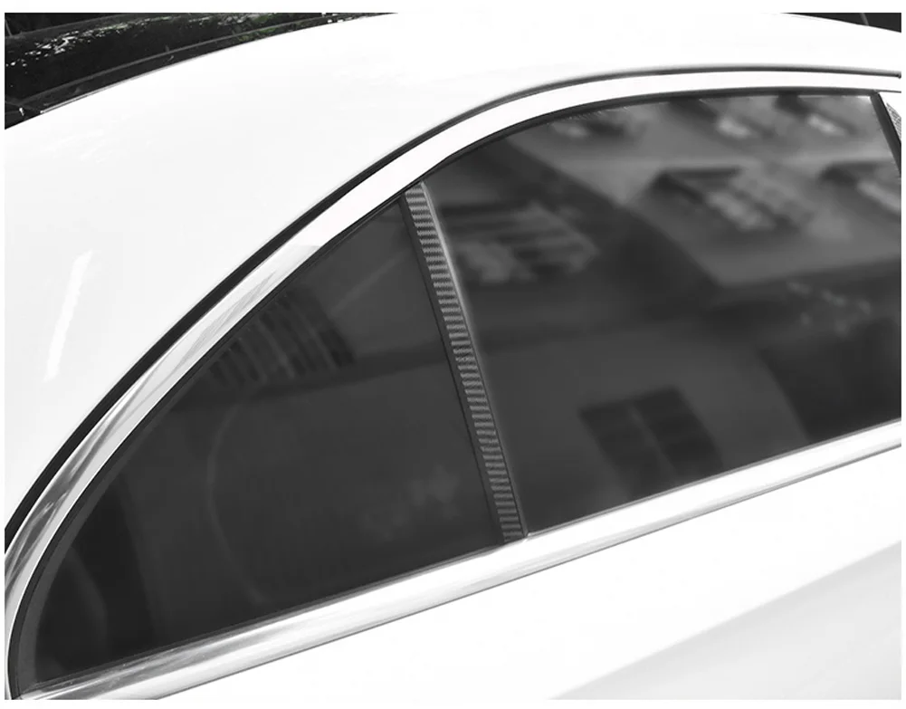 6 шт. для Mercedes Benz A Class W177 A180 A200 A220 A250+ автомобильные аксессуары для окон B C средняя колонна столб полоса отделка стикер