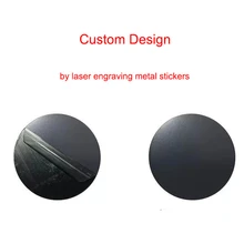 Custom Deisgn 10PCS Bulk Ultra Thin Laser Engraving Metal Plates for Phones Magnetic Car Phone Holder Metal Plate Stickers