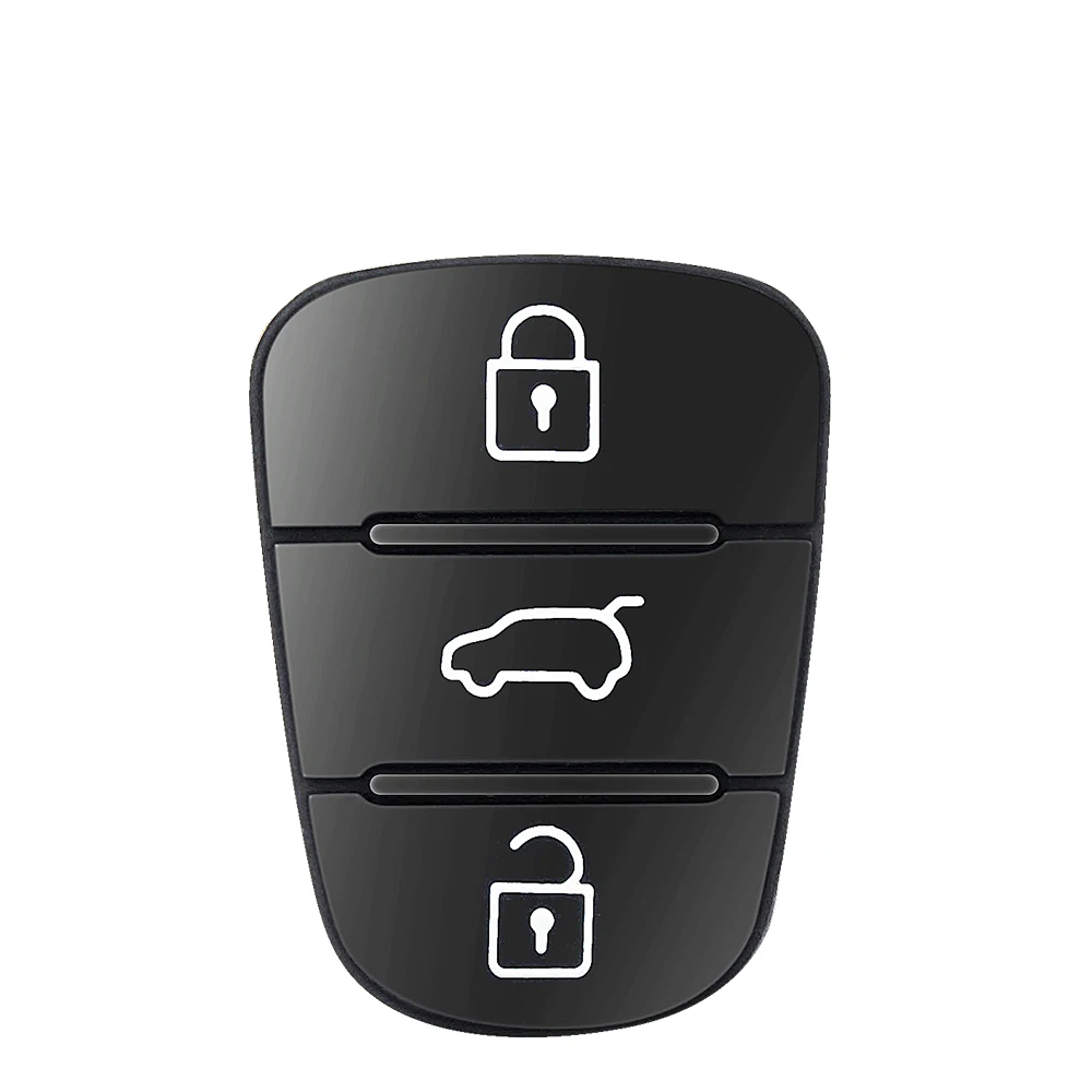 KEYYOU Folding 2/3/4 Buttons Rubber Remote Car Key Pad For Hyundai Kia Fiat Toyota Lexus Volkswagen Suzuki (ONLY PAD) Fob Case | Автомобили
