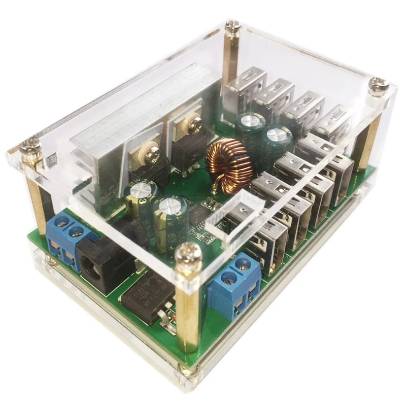 

Понижающий модуль зарядки DC8USB, зарядное устройство, автомобильный понижающий преобразователь питания