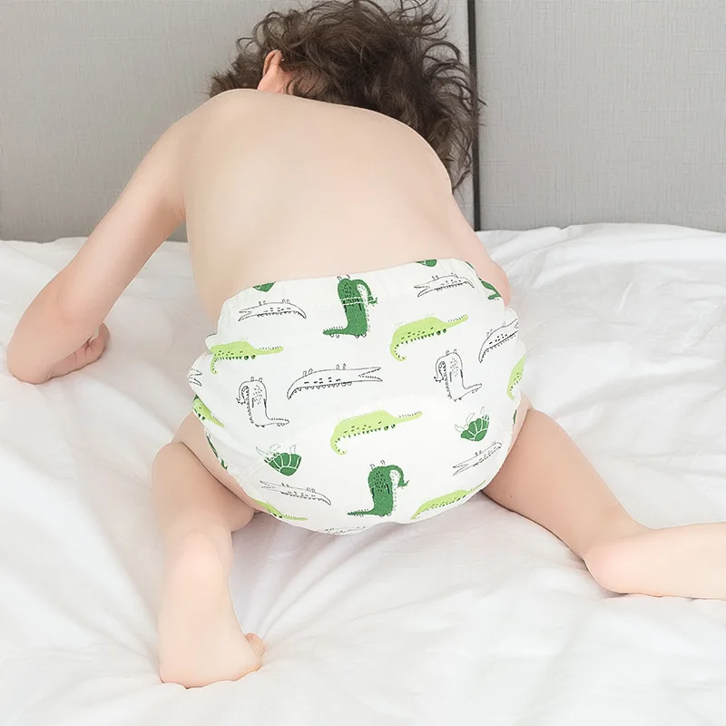 

Baby training pants can be washed 9 layers of pure cotton diapers can absorb and leak-proof ecological diaper pants diaper bag