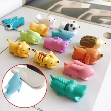 Защита от поломок для намотки кабеля Животных Защитный чехол для рис. USB кабель для передачи данных, Кабельное зарядное usb-устройство проводные наушники кабель защитный рукав
