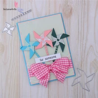 inlovearts windmill pinwheel metal cutting dies scrapbooking craft decorative embossing making cards stencil new dies for 2020