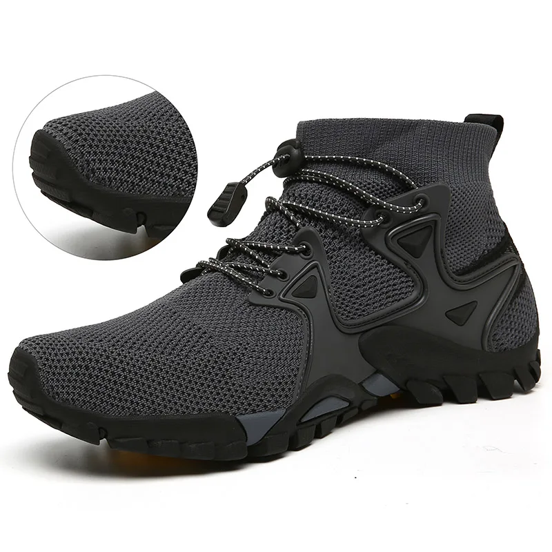 

Outdoor Hiking Sneakers Climbing Shoes Men Trekking Fishing Shoes Women Breathable Tactical Boots Sneakers Camping Sports Shoes