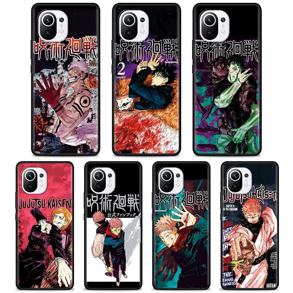 

Hot Anime Jujutsu Kaisen Yuji Case for Xiaomi Mi 11 Lite 9 9T 10 10T 11X Pro 11i 10s 11 Ultra 9 SE Mi Note 10 Lite Phone Cover