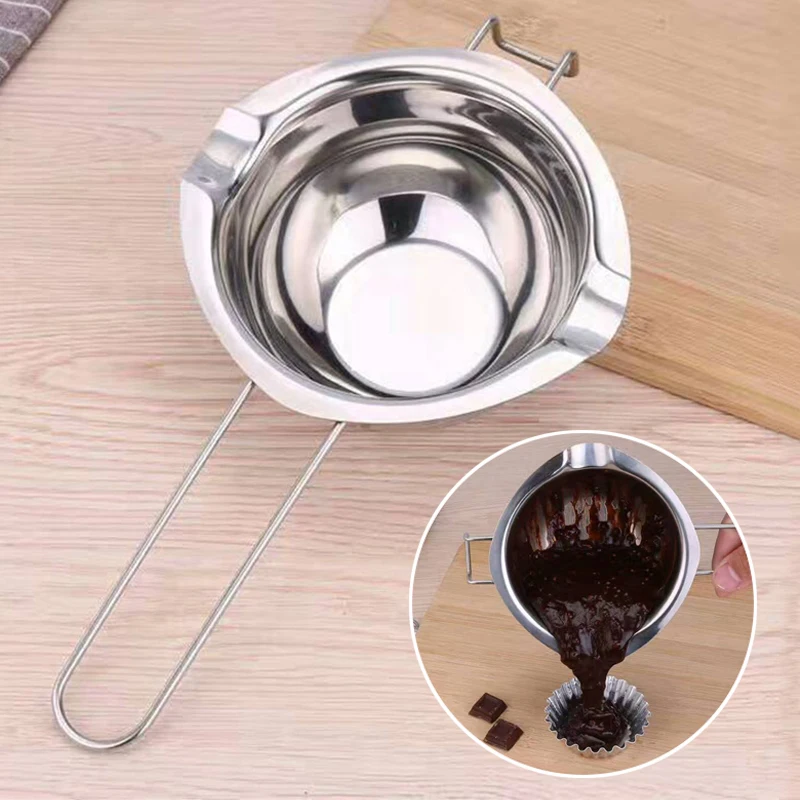 Ручной работы Шоколад плавильный котел инструмент ложки с длинной ручкой DIY