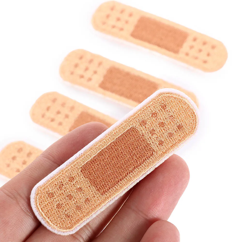 Нашивки с сердечками для одежды DIY в полоску железной аппликацией наклейки