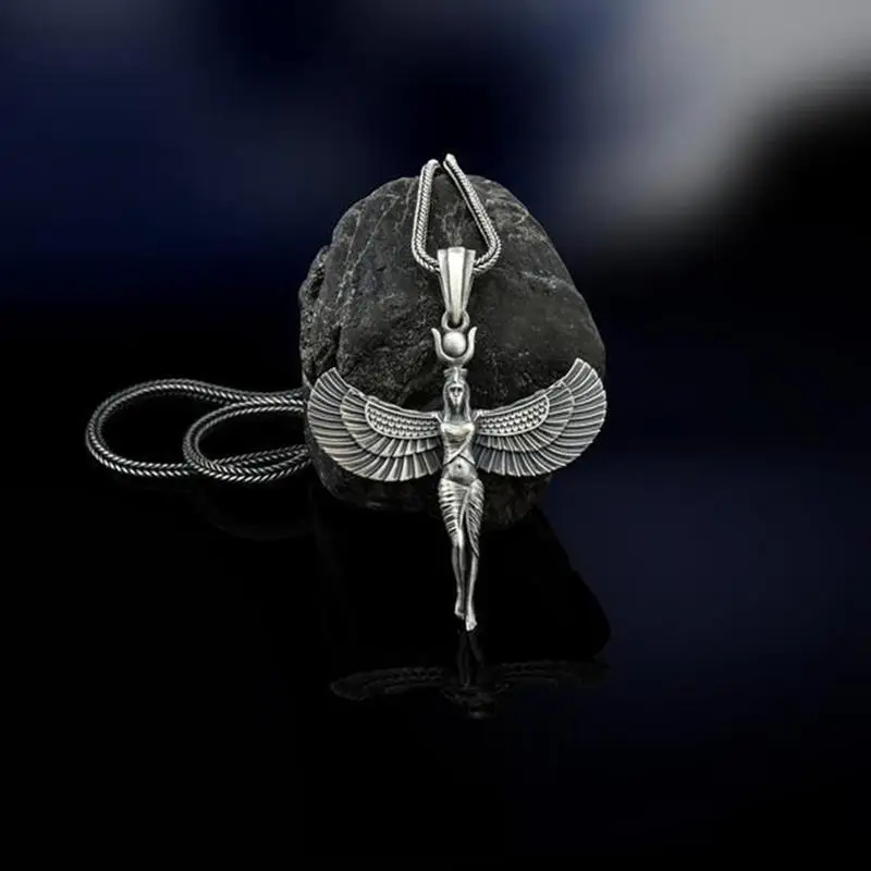 Women Egyptian Goddess Ancient Egypt God Winged Figuras Egipcias Collar Short Choker Necklace | Украшения и аксессуары