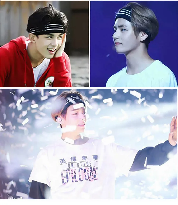 Мужская эластичная спортивная повязка для волос для йоги, фитнес-головная повязка в виде чалмы, полосатый головной убор для девочек, головной платок унисекс, аксессуары для волос