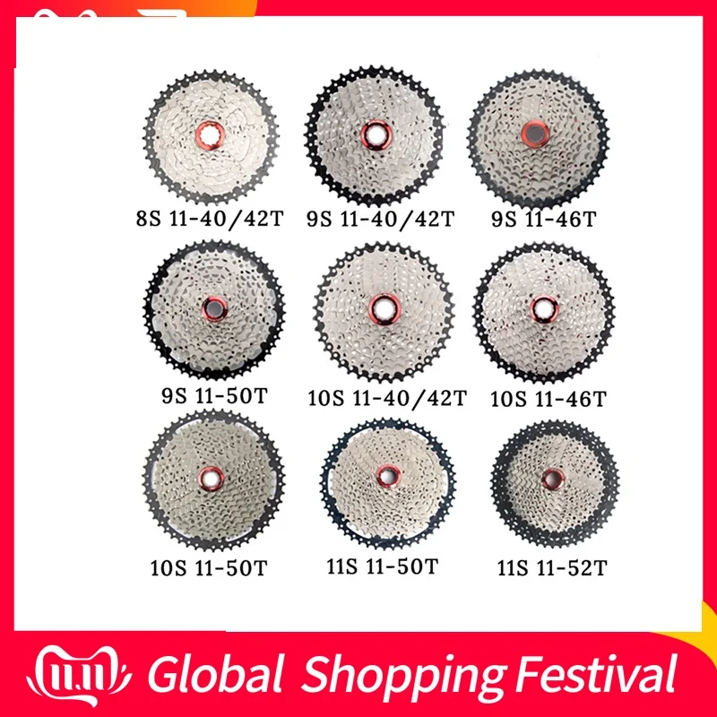 MTB велосипед freewheel 8 9 10 11 скорость 40 42 46 50 т маховик для Shinamo XT SLX Sram Горный Велоспорт