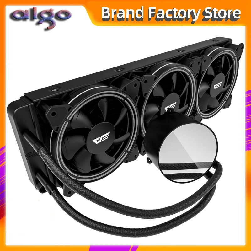 darkflash water cooling cpu cooler computer rgb water cooler heatsink integrated cpu cooling fan radiator lga 11512011am3am4 free global shipping
