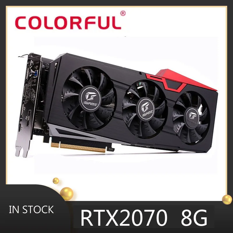 

Colorfu RTX 2070 oc 8gb 256bit gddr6 nvidia geforce graphics CARDS BTC eth mining card no 3070 3080ti gpu