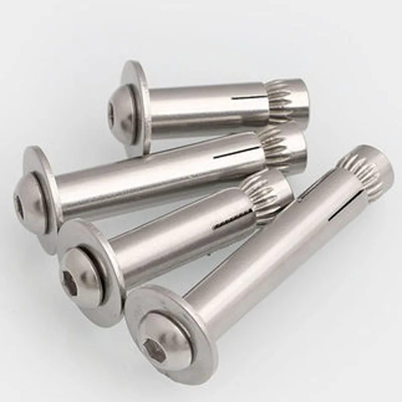 2 шт. M12 304 нержавеющая сталь Аллен круглый носок с накладкой Расширительных