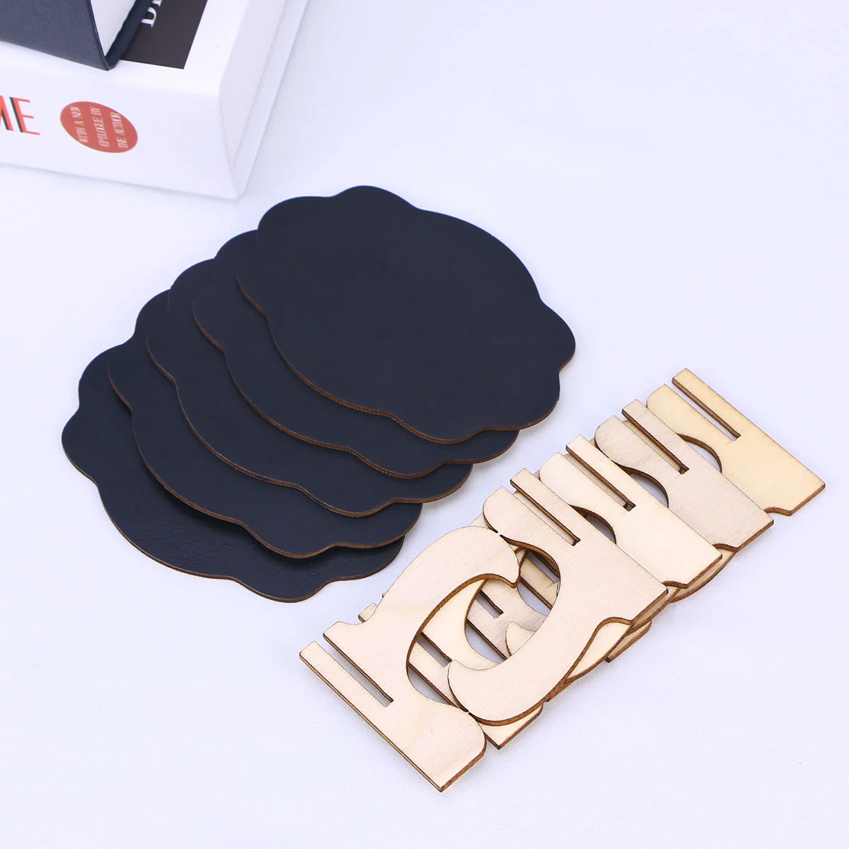 

Pcs Mini Chalkboards with Support for Message Board Signs Wedding Dinner Party Table Place Signs (Cloud Shape, Black)