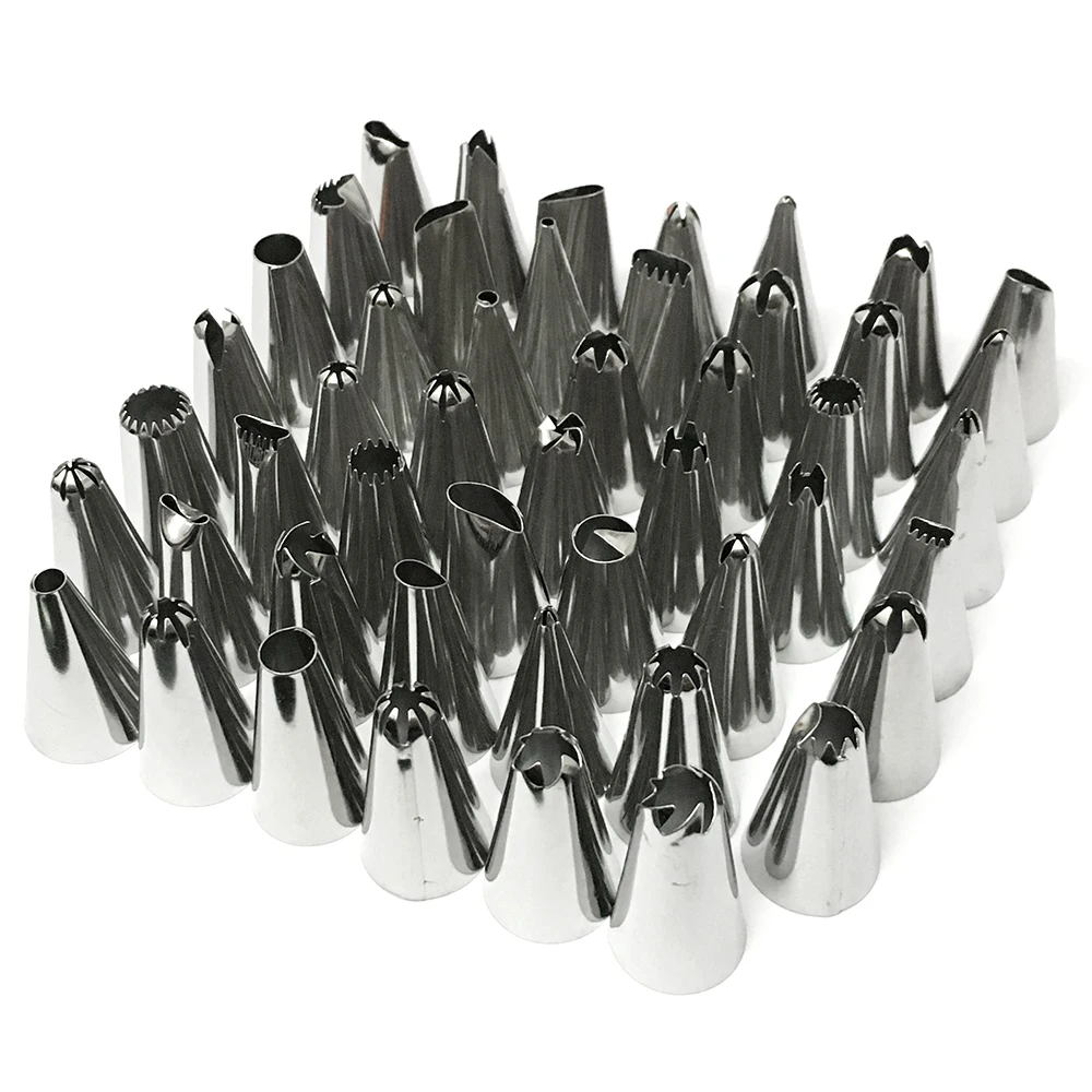 48 шт./компл. Нержавеющая сталь трубопроводов сопла Кондитерские наконечники для