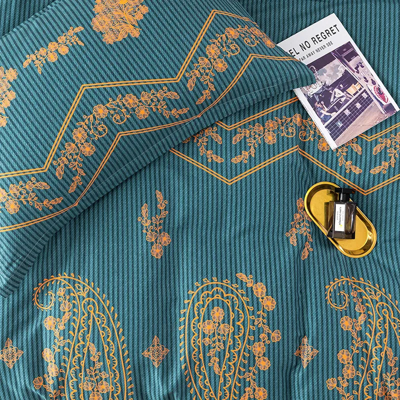 

Four-Piece Bed Sheet, Duvet Cover, Pillowcase, 100% Cotton, Comfortable At Home, Bedding, Stylish And Simple