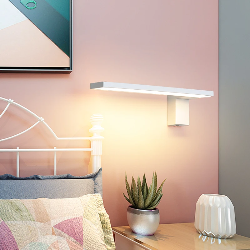 NEO Gleam 320x80 мм настенные бра для спальни кабинет гостиная белый или черный 12 Вт домашний деко настенный светильник