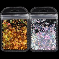 2pack gold star nail sticker sequins resin filling sequin diy nail art decor crafts uv resin epoxy mold filler jewelry making