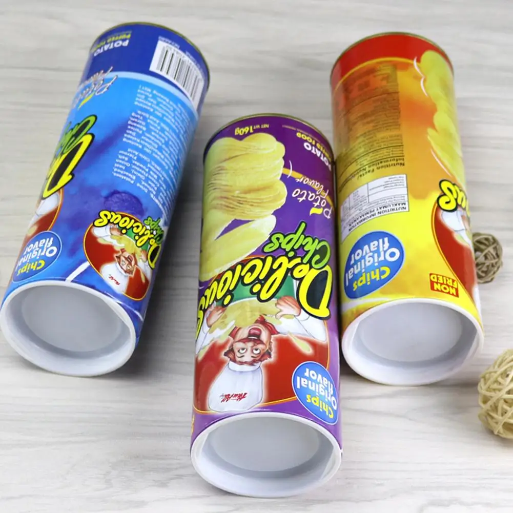 Игрушка для трюков с картофельными чипсами имитация змеи в банке розыгрыш