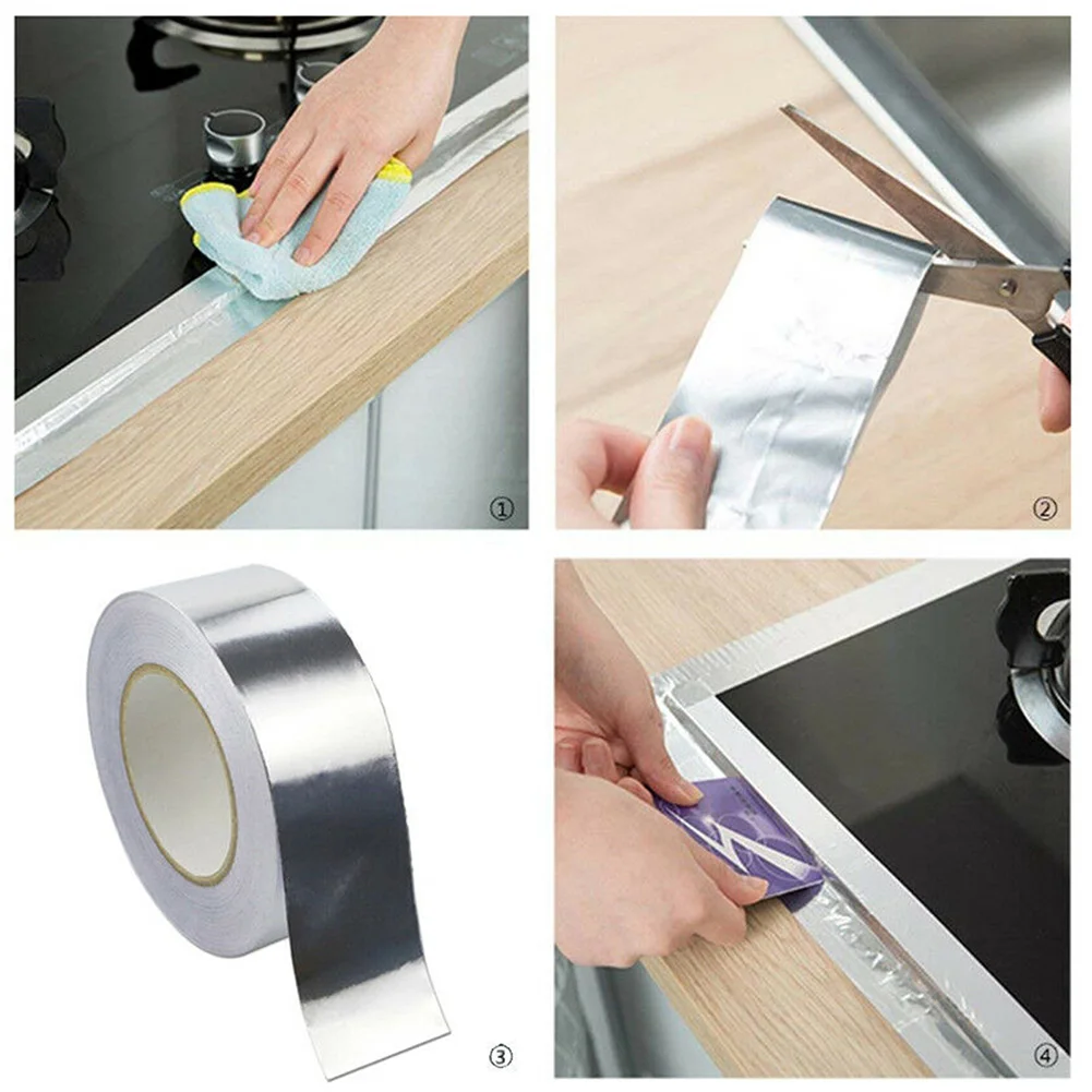 Алюминиевая фольга лента теплоизоляция самоклеящаяся уплотнение