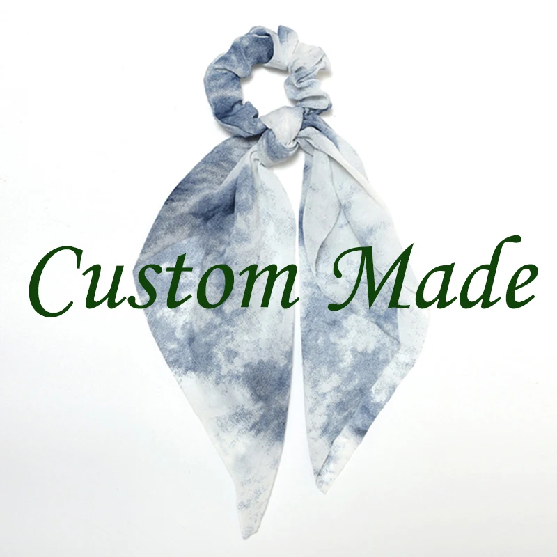 

Luxury brand DD 21 years classic five-color letter pattern, double-sided printed silk-like satin scarf WJ20081