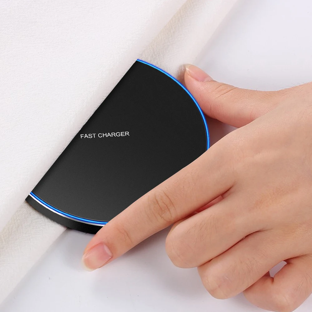 Беспроводное зарядное устройство QI 15 Вт быстрая зарядка для Iphone 11 Pro MAX XS 8 Plus XR X