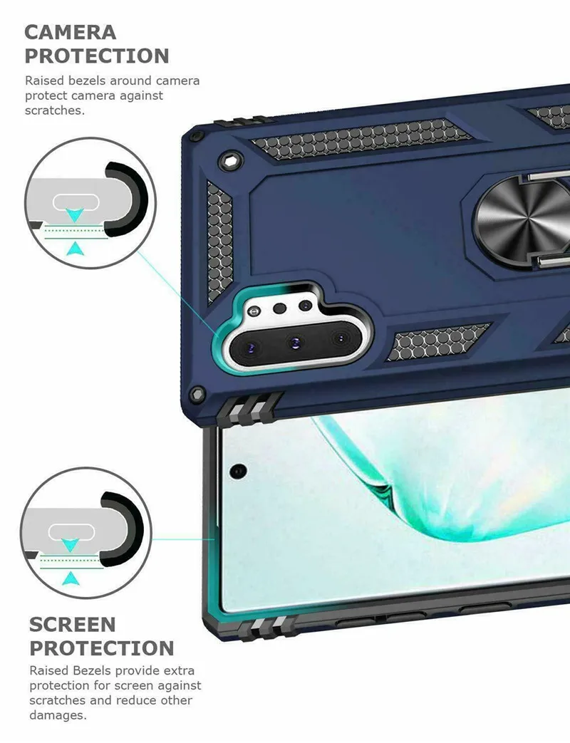 Защитный чехол-подставка для Samsung Galaxy Note 10 плюс S8 S9 S10 Lite S20 ультра A51 A71 A81 A91 A10 S A20 E A30