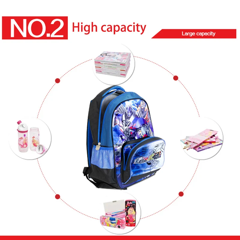 Новая детская школьная сумка Трансформеры с героями мультфильмов для детского