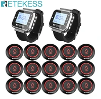 retekess restaurant pager wireless calling system 7 languages 2 td110 watch receiver 15 td019 button for hookah bar coffee