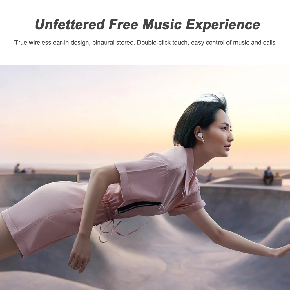 Huawei FreeBuds True Wireless Bluetooth Headphones TWS Earbuds Touch Control Earphones Noise Reduction Dual Mic Sports Headset