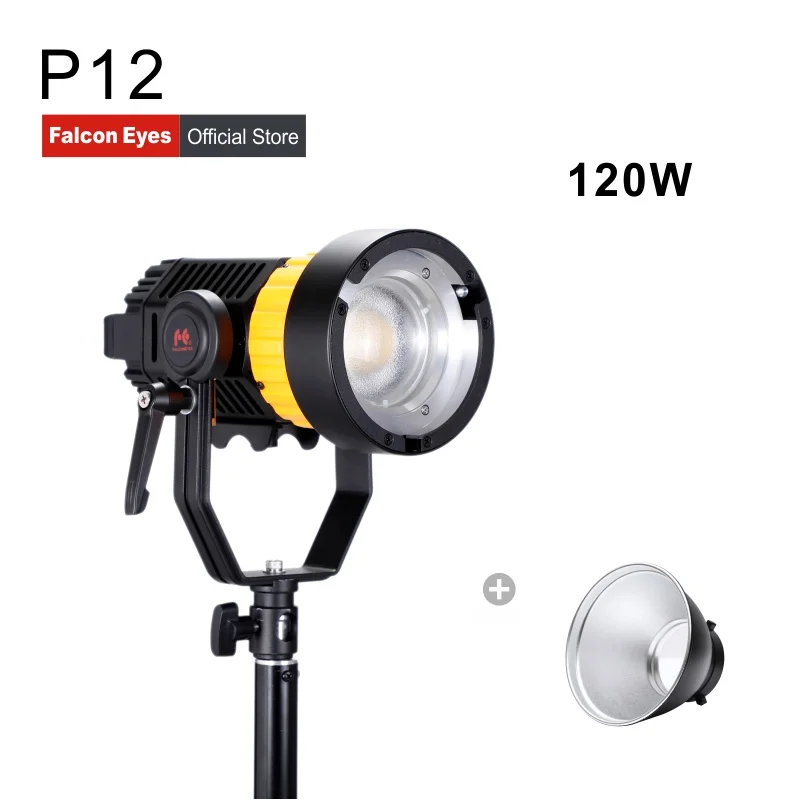 

Falcon Eyes P-12 P12 120W Bowens Mount Daylight LED Continuous Spot Light Photography Light Adjustable Focus Length Fill Light
