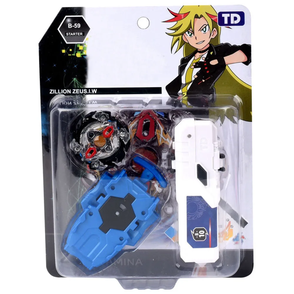 TD1009A55B59 Гироскоп игрушки с пусковым устройством для детей с рулем и рукояткой пускового устройства- 022013 - Цвет: TD1009A55B59
