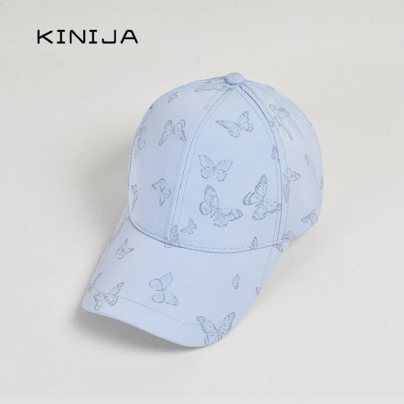Кепка с принтом бабочек для мужчин и женщин модная бейсболка в стиле хип хоп