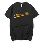 Высококачественные модные мужские футболки Dreamville, футболка с коротким рукавом, Мужская однотонная Повседневная хлопковая футболка, летняя одежда
