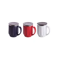 stainless steel coffee cups with silicone lids non slip anti scalding sleeves case drinking tumblers beer water tea coffee mugs