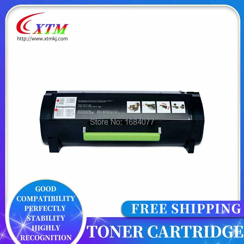 10K тонер картридж MX310 для Lexmark MX410 MX510 MX610 MX611 60F2H00 60F4H00 60F5H00 принтер пополнения чернил