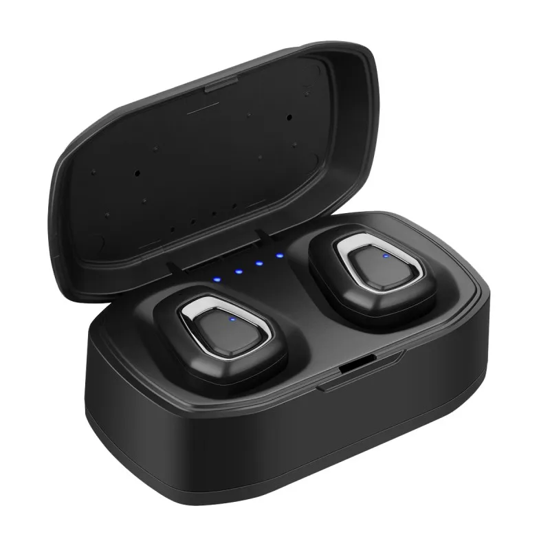 Серебристый A7 TWS беспроводные Bluetooth наушники бинауральные стерео наушники с зарядным устройством для ноутбука/ПК/планшета для iphone Android - Цвет: Серебристый