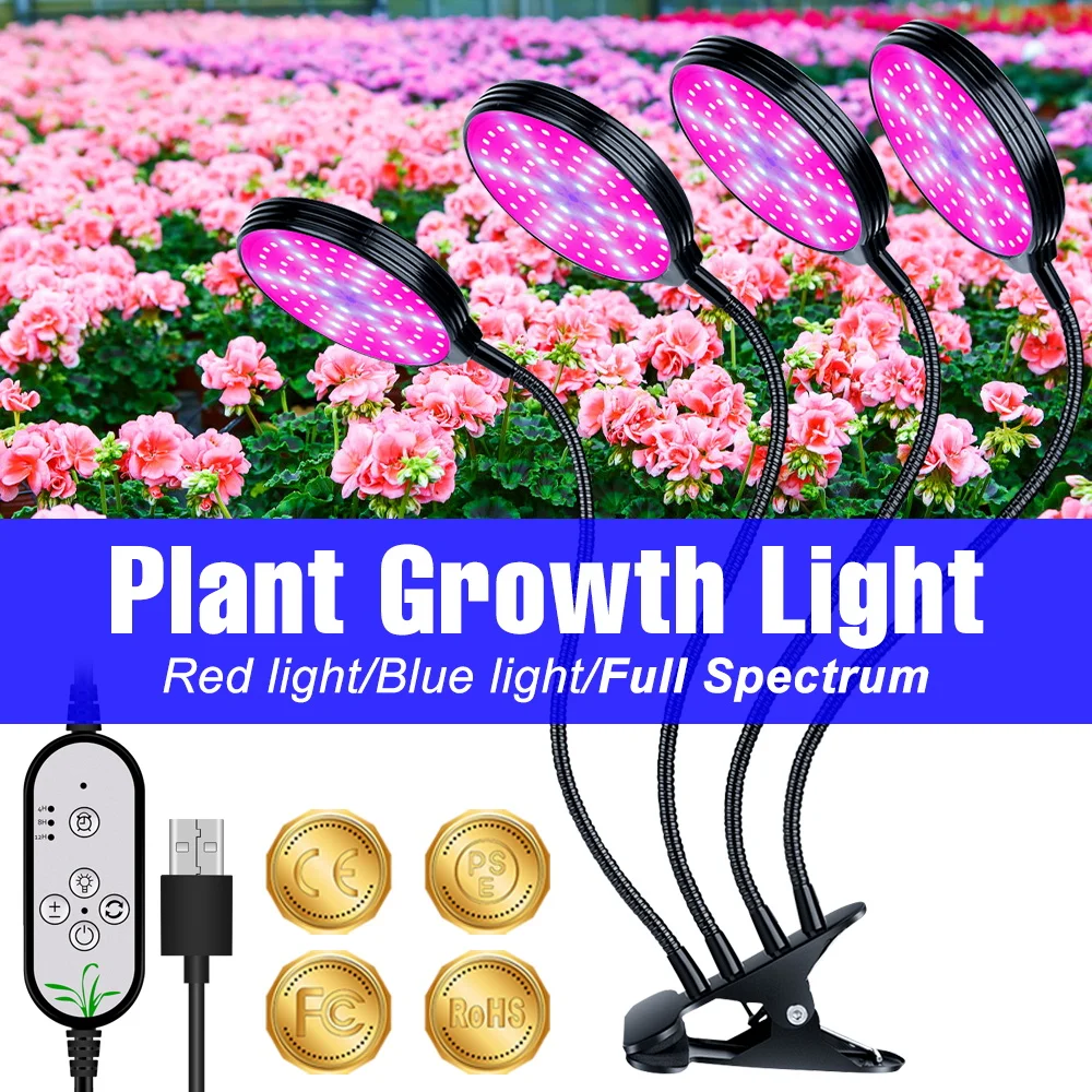 

Full Spectrum Phytolamps LED Grow Light UV Plants Lamp Greenhouse Flower Seeds Dimmable Hydroponics LED Phyto Growth Light Bulb