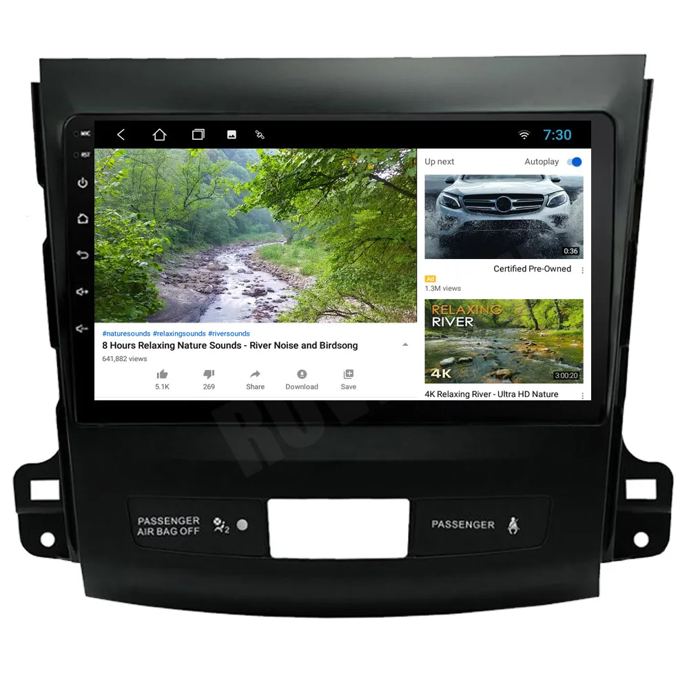 Android 10 для Mitsubishi Outlander XL EX 2007 2011 автомобильное радио стерео GPS навигация Navi Media