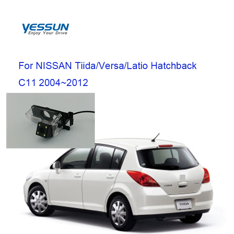 

Rear view camera For Nissan Tiida Versa Latio C11 Hatchback 2004~2012 CCD night view reverse camera/license plate camera bracket