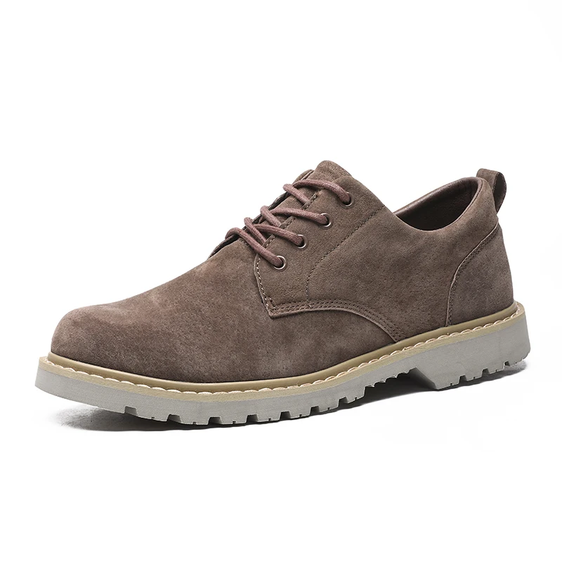 

British Style Suede Leather Casual Shoes Men Original 2021 Brand Outdoor Classic Comfort Work Tooling Shoes Men Quality Shoes