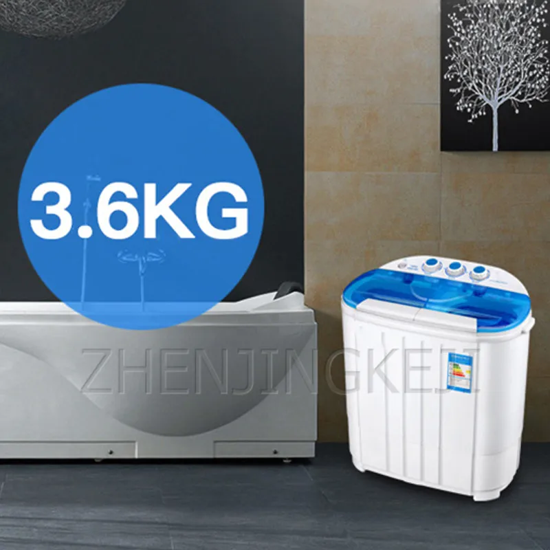 3 6 KG небольшой мини стиральная машина 220V домашний Двойной баррель