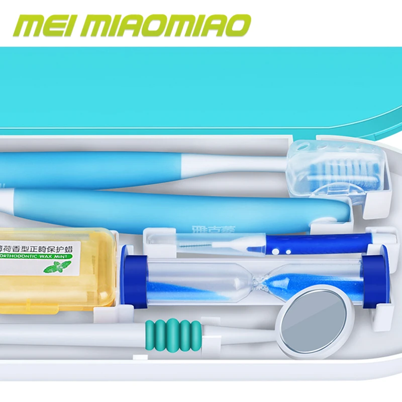 Стоматологический зубной ортодонтический Наборы 8 шт. зубная щетка оральный Уход