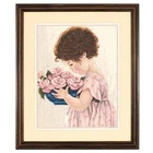 Набор для вышивки крестом, высокое качество, милые и красивые розы, букет цветов Эми, Дим 35031